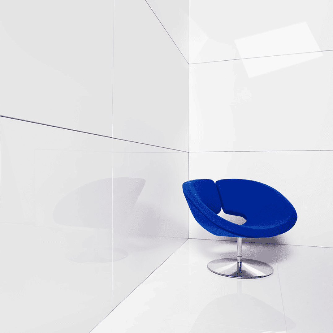 Expofloor white high gloss floor panel