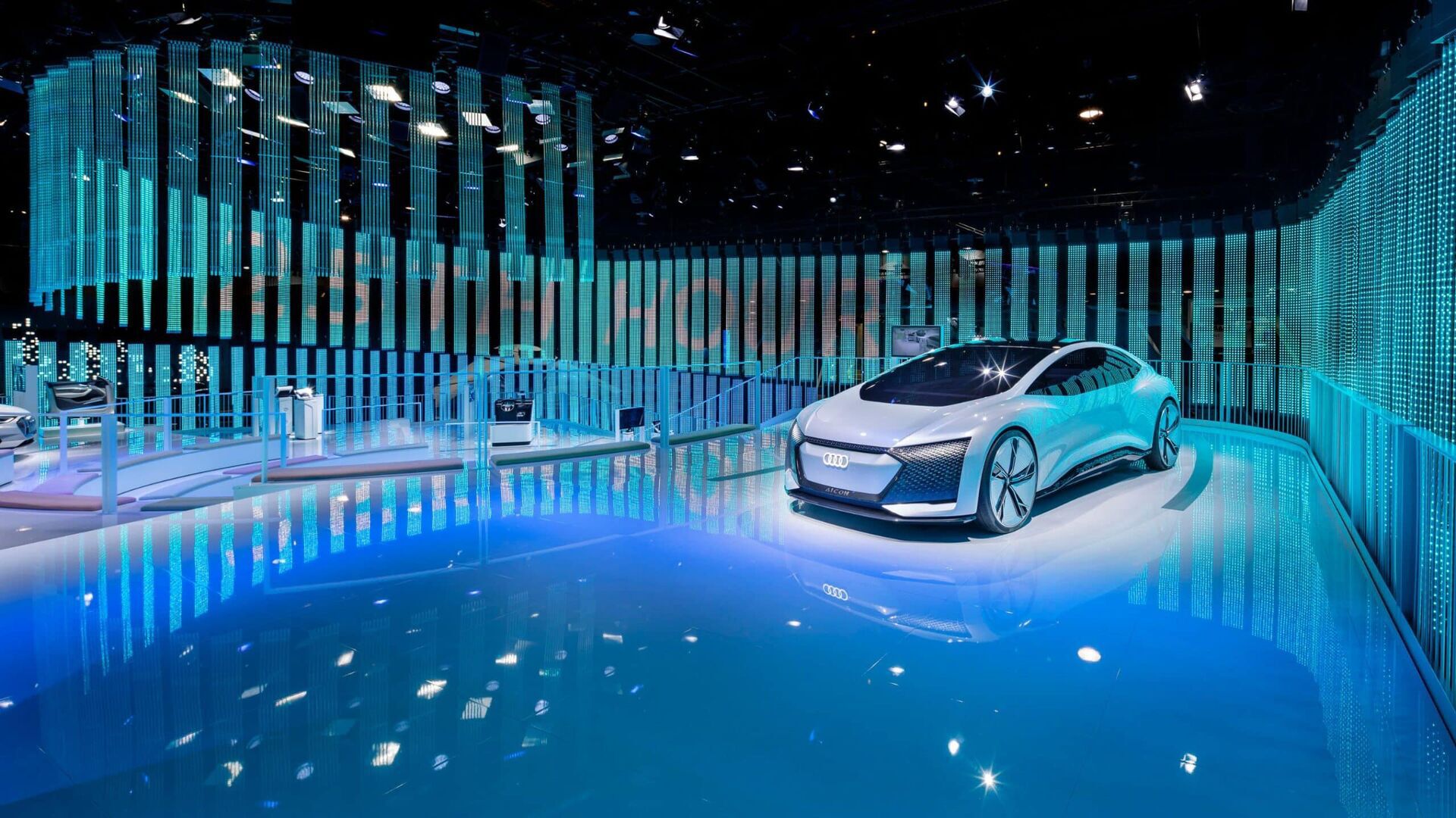 Autoshow expofloor vloerpanelen