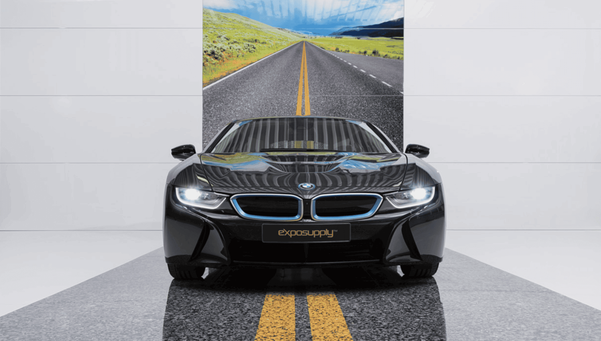 Expofloor custom print floor panel